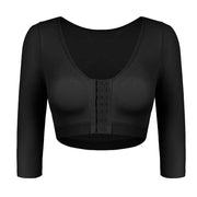 Arm Shaper Compression Top with Posture Corrector & Front Closure | OWNLUXE