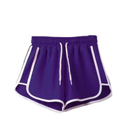 Striped Relaxed-Fit Sport Yoga Shorts | OWNLUXE