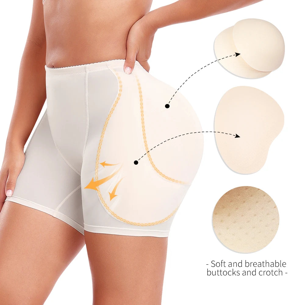 Butt Lifting Padded Shapewear Panties - 4-Pad Hip Enhancer | OWNLUXE