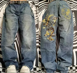 Load image into Gallery viewer, 2026 American Trend Straight Jeans - Hip Hop Wide Leg Unisex
