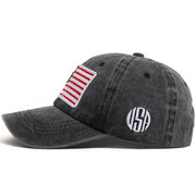 Cotton Retro Baseball Cap Flag | OWNLUXE