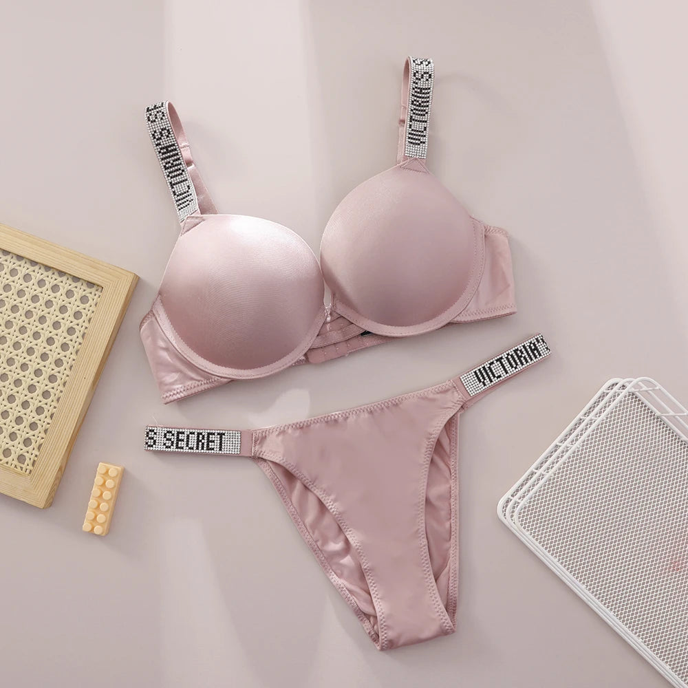 Push-Up Seamless Lace Lingerie Set | OWNLUXE