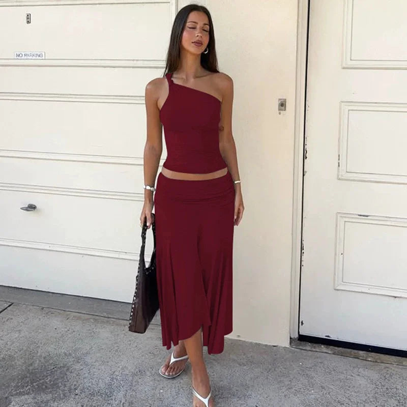 Women's Cropped Skirt | OWNLUXE