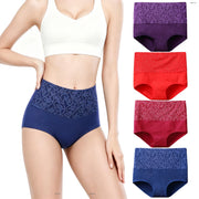 Women's High-Waist Tummy Control Cotton Briefs | Full Coverage | OWNLUXE