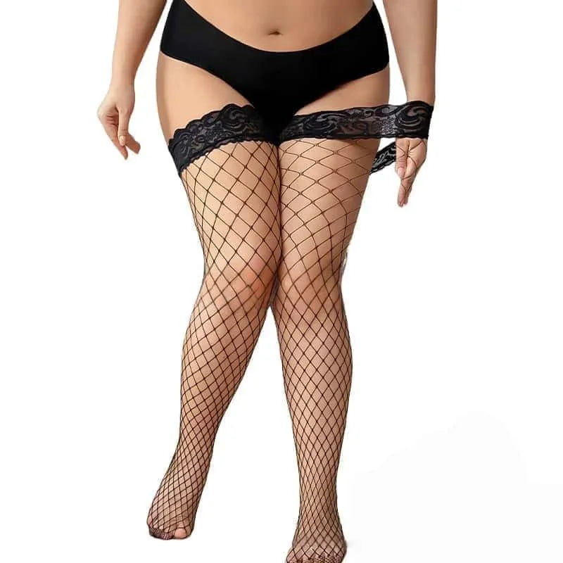 Large Lace Mesh Socks | OWNLUXE