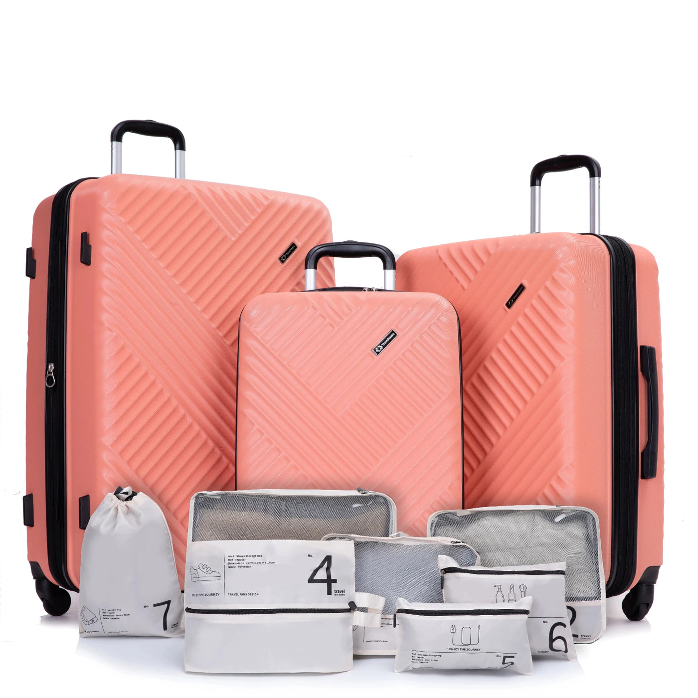 Travelhouse Spinner Luggage Set – Lightweight PC Suitcases