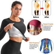 Sauna Sweat Shapewear Top Waist Trainer Shirt