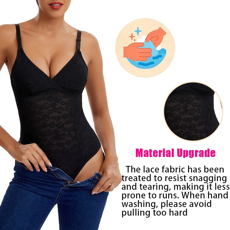 Lace Shaping Bodysuit | OWNLUXE