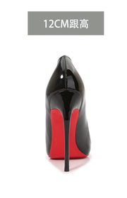 Women’s Black Pointed Toe Stiletto High Heels