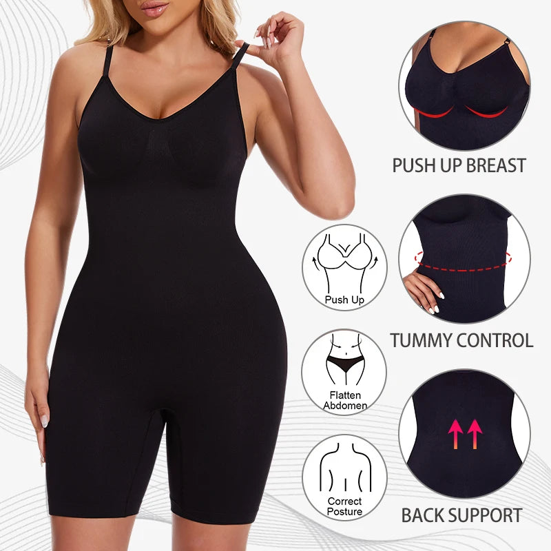 Firm Control Seamless Shaping Bodysuit – Tummy Control & Butt Lift S–3XL | OWNLUXE
