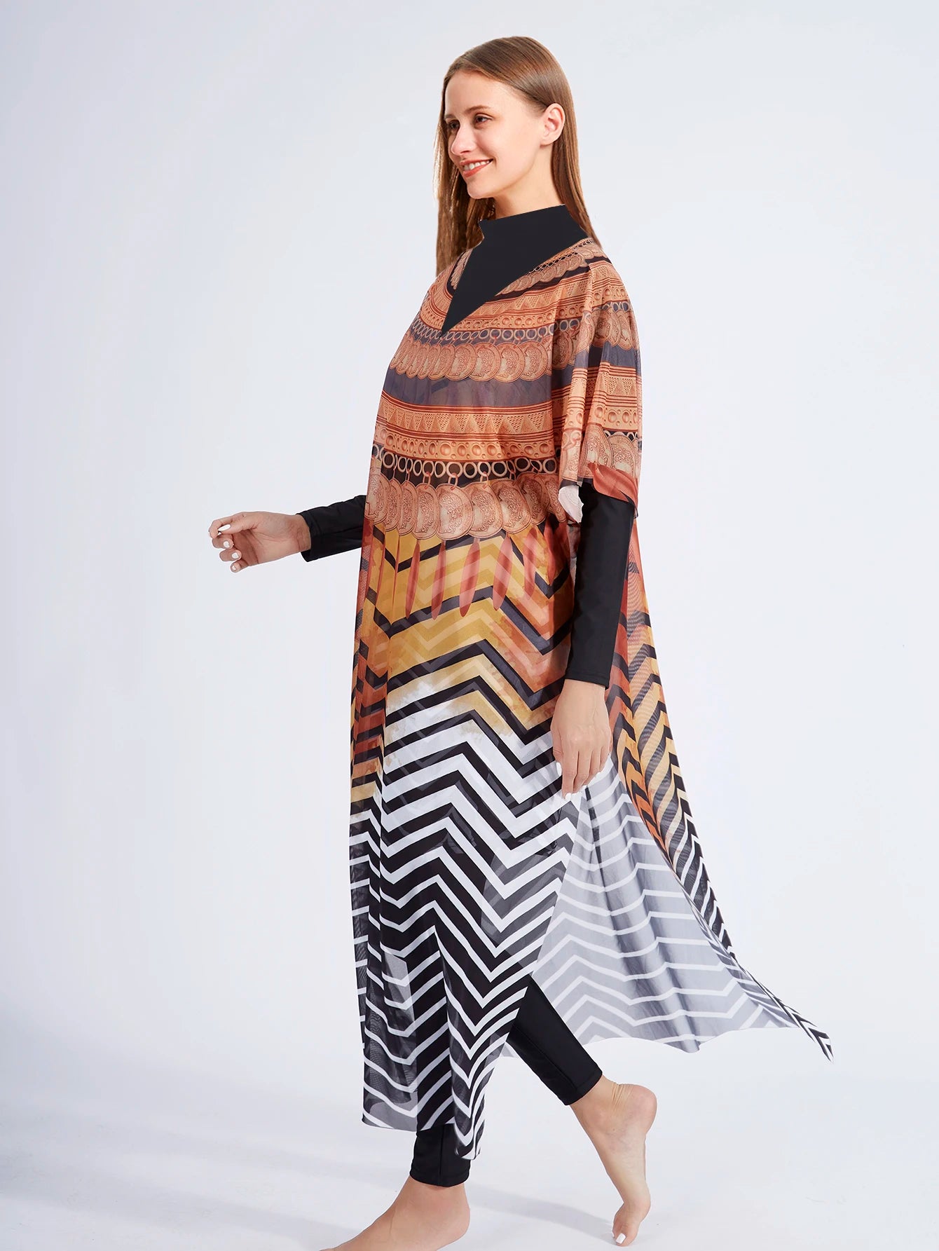 Beach Wear Shawl Dress Swim Cover-Up | OWNLUXE
