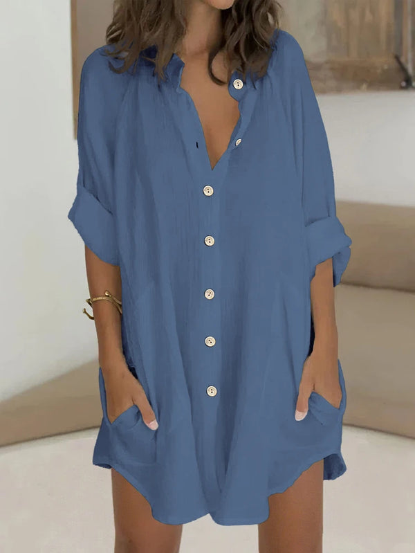 Women's V-Neck Plus Size Top | OWNLUXE