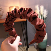 Fashion Spring Hairband Women Individuality Pleated | OWNLUXE