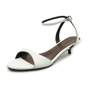 Women's Open Toe Leather Pumps – Shop at OWNLUXE