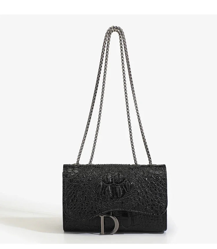 Sequined Chain Crossbody Bag – Luxury Shoulder Messenger Purse | OWNLUXE