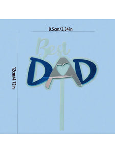 🎉 Father’s Day Acrylic Sign | Panneau Acrylique Fête des Pères – Décor de Table ou de Fête