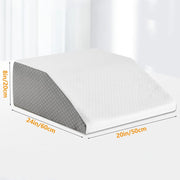 8-Inch Leg Elevating Pillow - Memory Foam Wedge for Side Sleeping & Rest