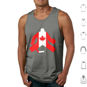 Canadian Flag Goalie Tank Top – Sports Basketball Football Soccer Tee | OWNLUXE