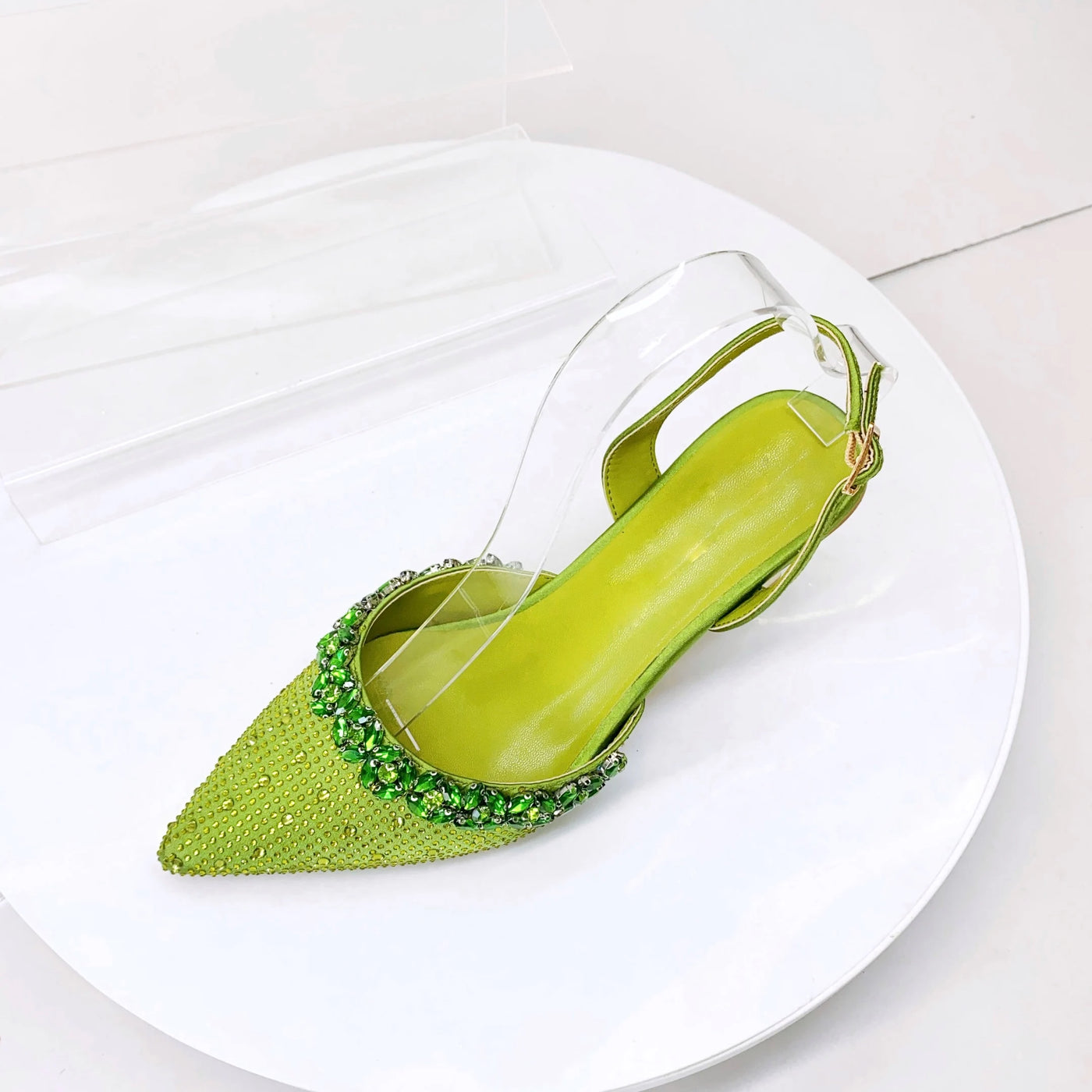 Crystal Sandals and Clutch Bag Set – Rhinestone Party Heels