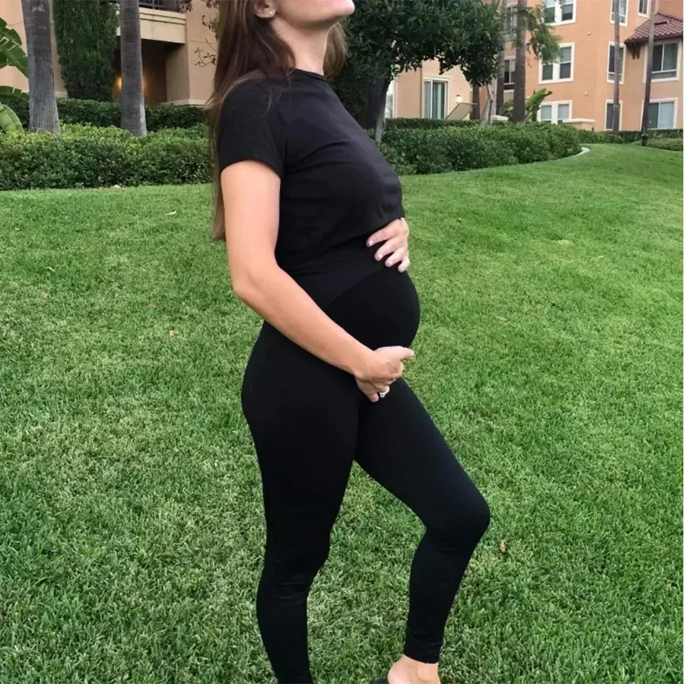 Maternity Support Leggings – Soft All‑Season Comfort