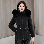 Women's Cotton Hooded Jacket (Light Green) | OWNLUXE