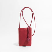 Leather Mini Phone Crossbody Bag – Shop at OWNLUXE