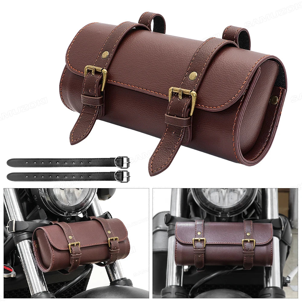 Motorcycle Fork Tool Bag – Multi-Position Saddle Storage