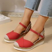 Women's Closed Toe Platform Wedge Sandals – Shop at OWNLUXE
