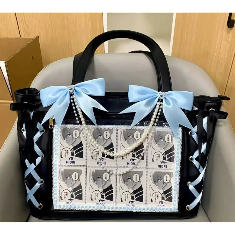 Japanese Cute Sweet Ribbon Ita Bag Lolita Girls | OWNLUXE