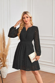 Long Sleeve Midi European Eyelet Accessory | OWNLUXE