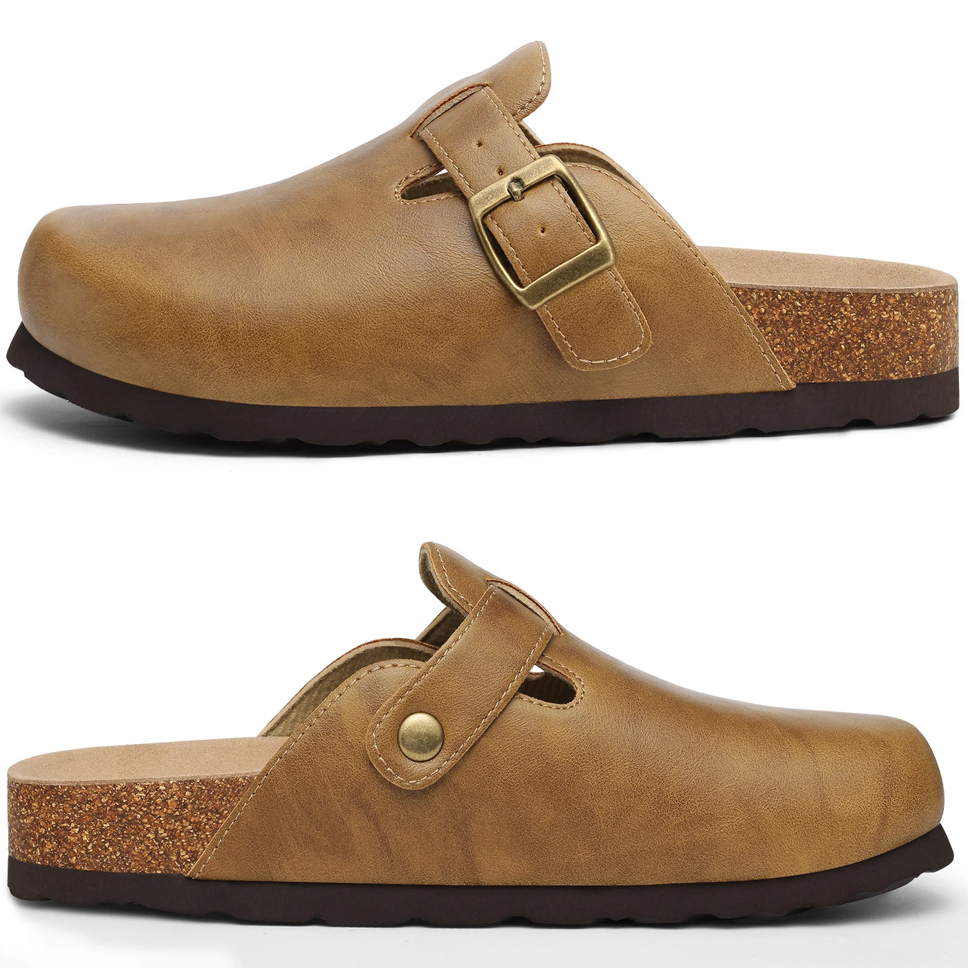 Unisex Arch Support Leather Slippers – Shop at OWNLUXE