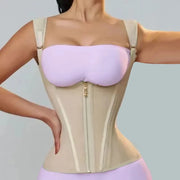 Double Compression Waist Trainer Corset Body Shaper