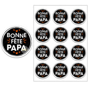 Happy Father's Day Decor Sticker Labels Bonne Fête Des | OWNLUXE