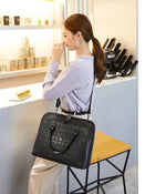 Load image into Gallery viewer, Motaora 2025 Women's Bag Leather Briefcase For 14-inch Laptops Women Professional Business Shoulder Bag Fashion Solid Handbags
