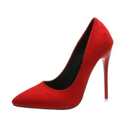 Pointed Super-High Heel Pumps for Dramatic Elevation