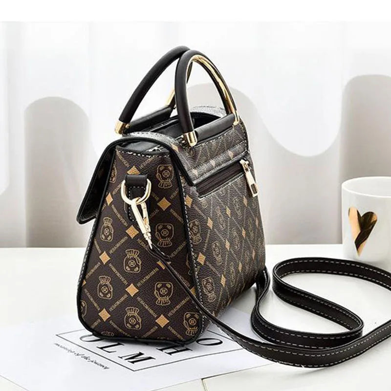 Soft PU Tote & Crossbody Bag – Versatile Flap Handbag