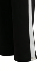High-Waist Straight-Leg Pants | OWNLUXE