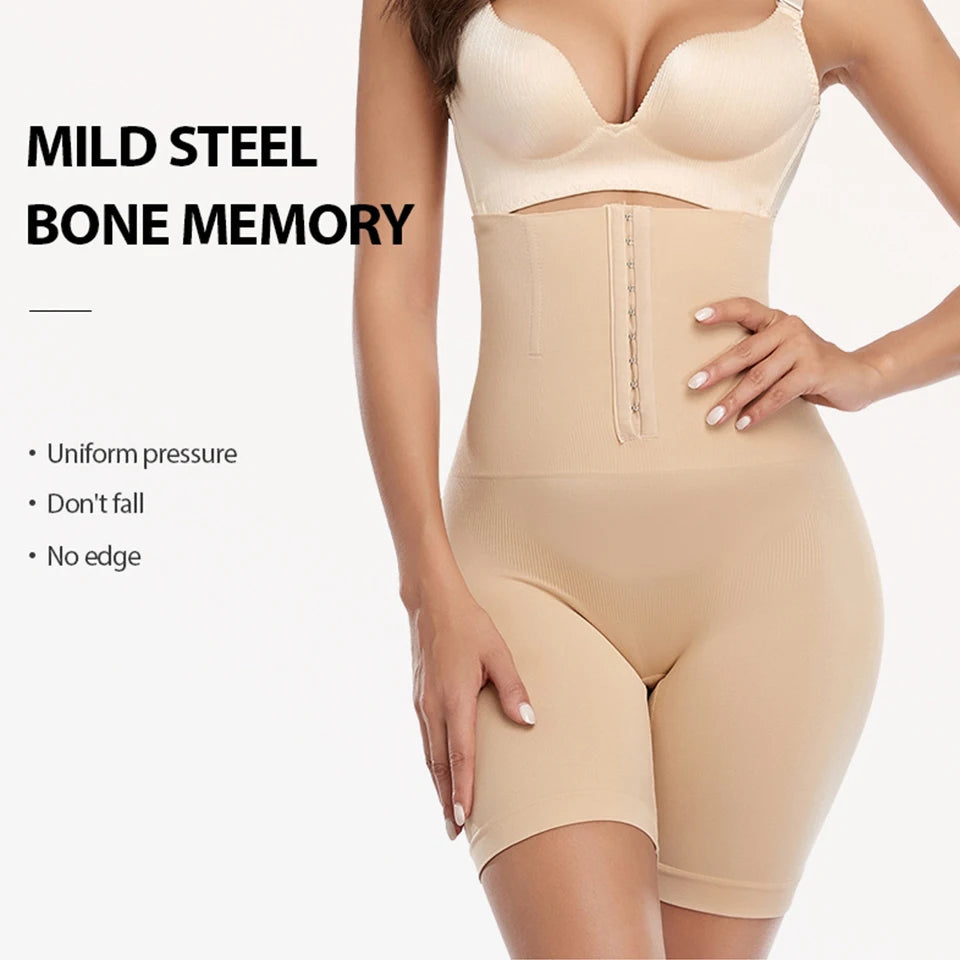 High Waist Butt Lifter Shapewear Shorts – Firm Tummy Control