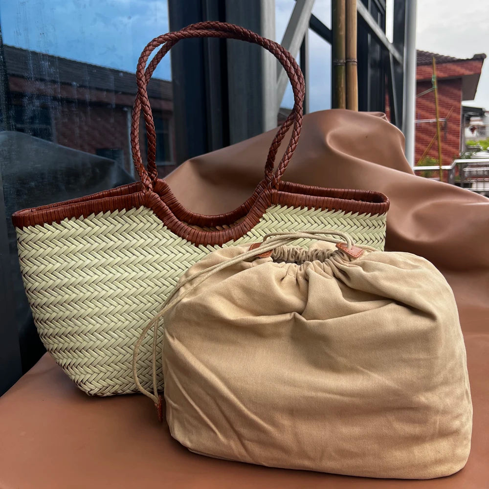 Split Leather Handbag – Shop at OWNLUXE