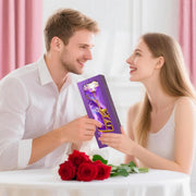24K Galaxy Rose with Love Stand – Luxury Silk Flower Gift | OWNLUXE