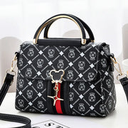 Luxury Designer Shoulder Bag - Printed Monogram Tote