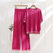 Two-Piece Knit Pajama Set – Shop at OWNLUXE