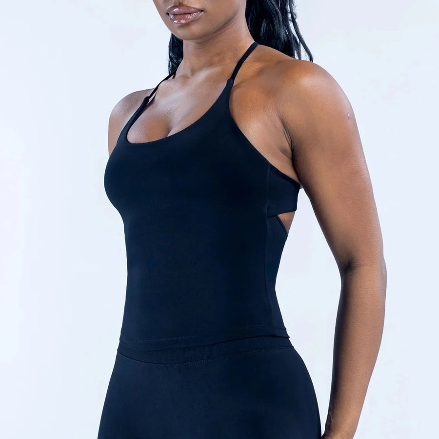 Cross-Back Nylon Sports Bra (Style 2) | OWNLUXE