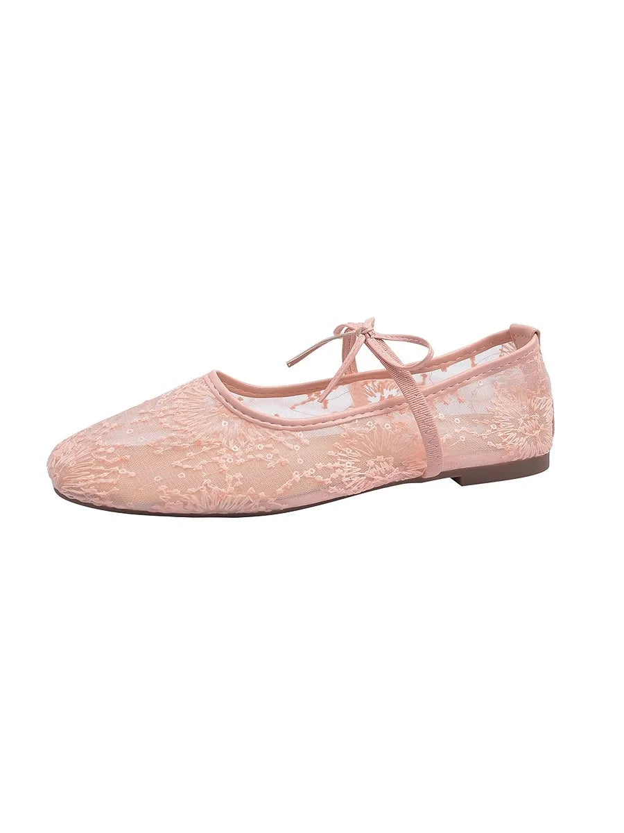 Women's Breathable Lace Mesh Flats – Shop at OWNLUXE