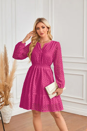 Long Sleeve Midi European Eyelet Accessory | OWNLUXE