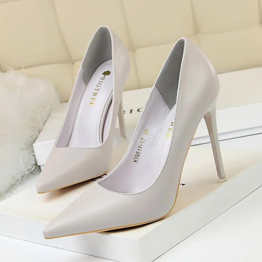 Women's High-Heel Pumps (Red) | OWNLUXE