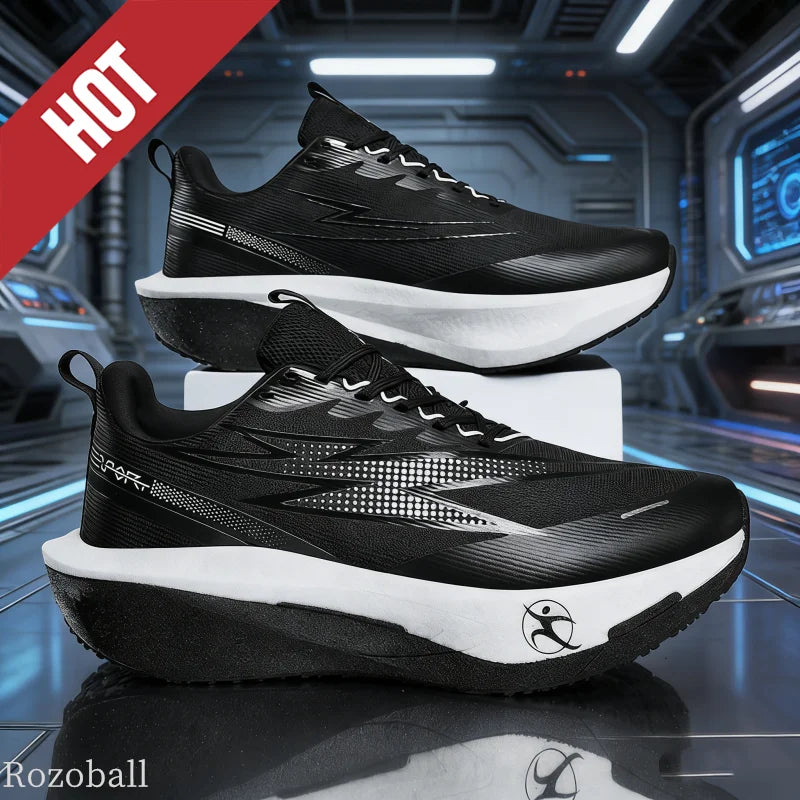 Unisex Breathable Cushioned Running Shoes (Black Style 2) | OWNLUXE