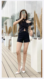 Women’s Black Pointed Toe Stiletto High Heels
