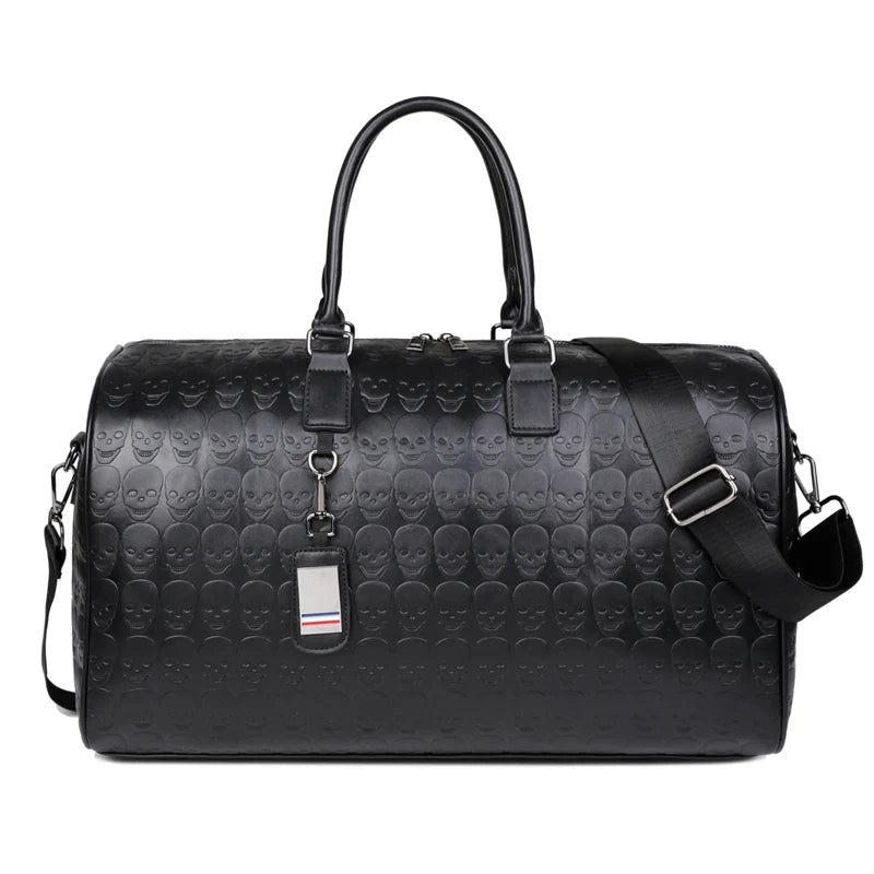 Minimalist PU Travel Duffle Bag | Sac de voyage minimaliste en cuir PU