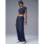 Load image into Gallery viewer, Women's Quick Dry Yoga Pants - Lightweight Straight Leg Summer Trousers
